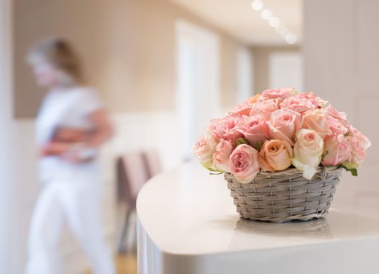 blumenempfang